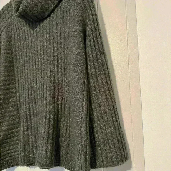 Simply Vera Wang RIBBED COWL NECK KNIT SWEATER Tunic Green Size Small - Picture 5 of 6